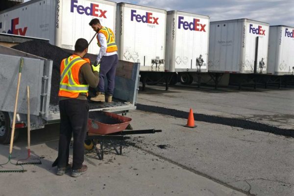 Fedex-property-asphalt-paving-repairs-contractor